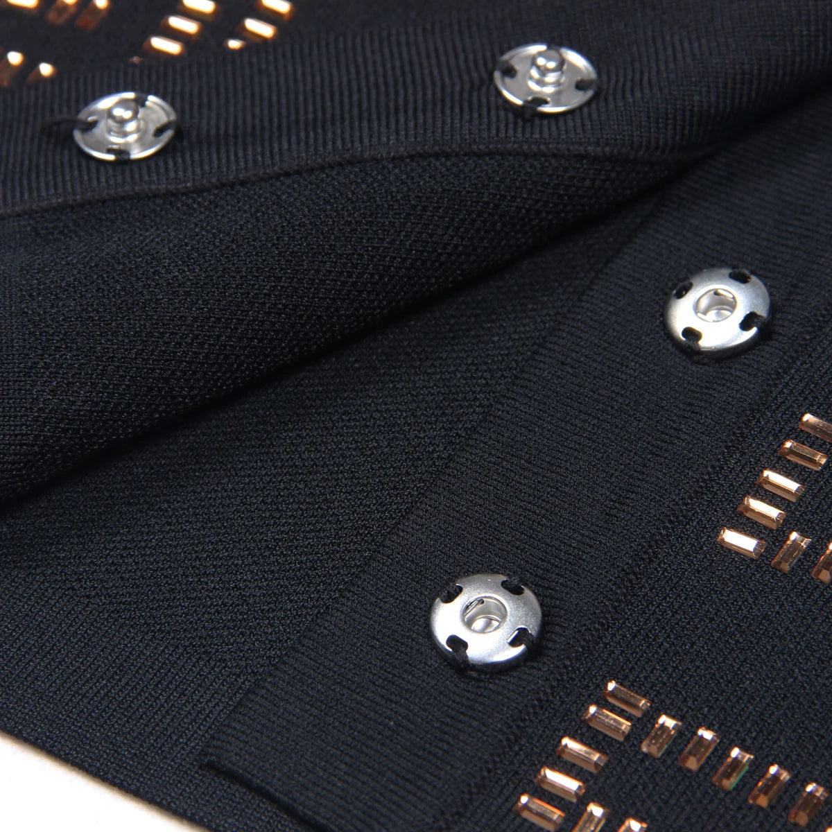 Long Sleeved V Neck Cardigan with Buttons - Nini Styles