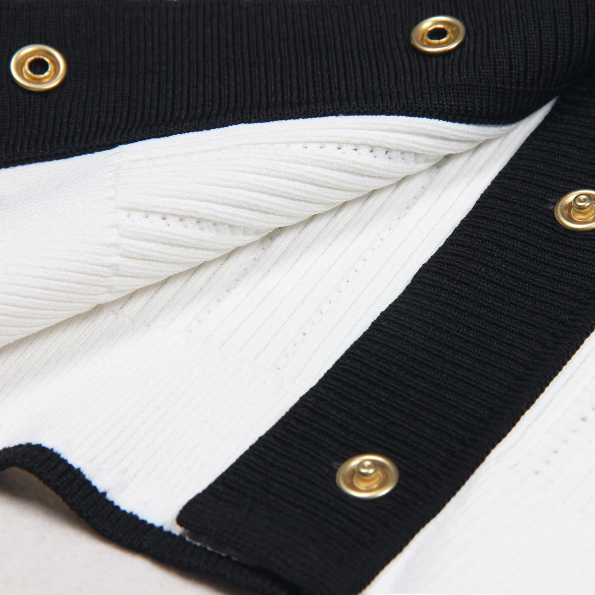 Knitted Short Sleeve Round Neck Slim Fit Cardigan - Nini Styles