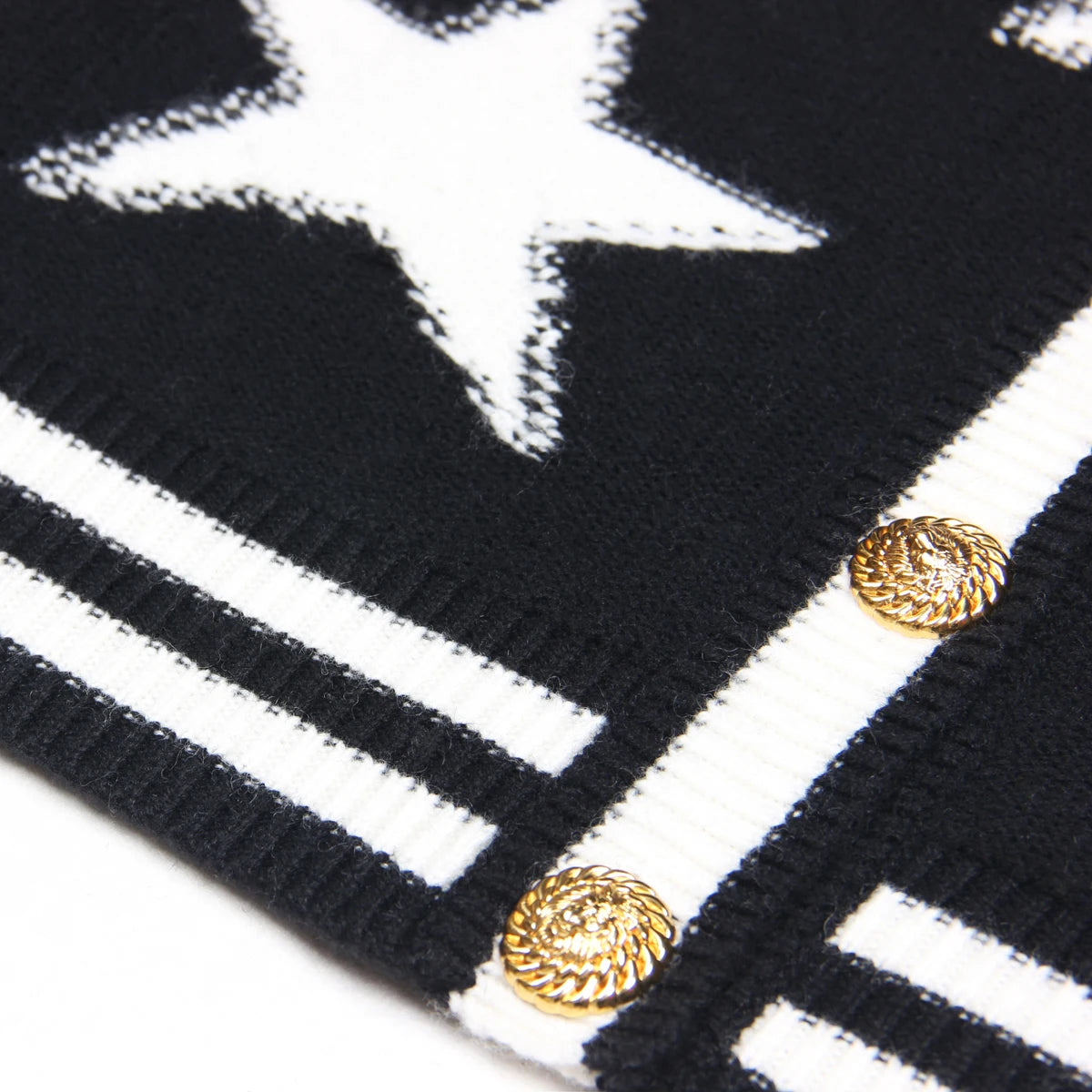 Long Sleeve Round Neck Knitted Cardigan Sweater - Nini Styles