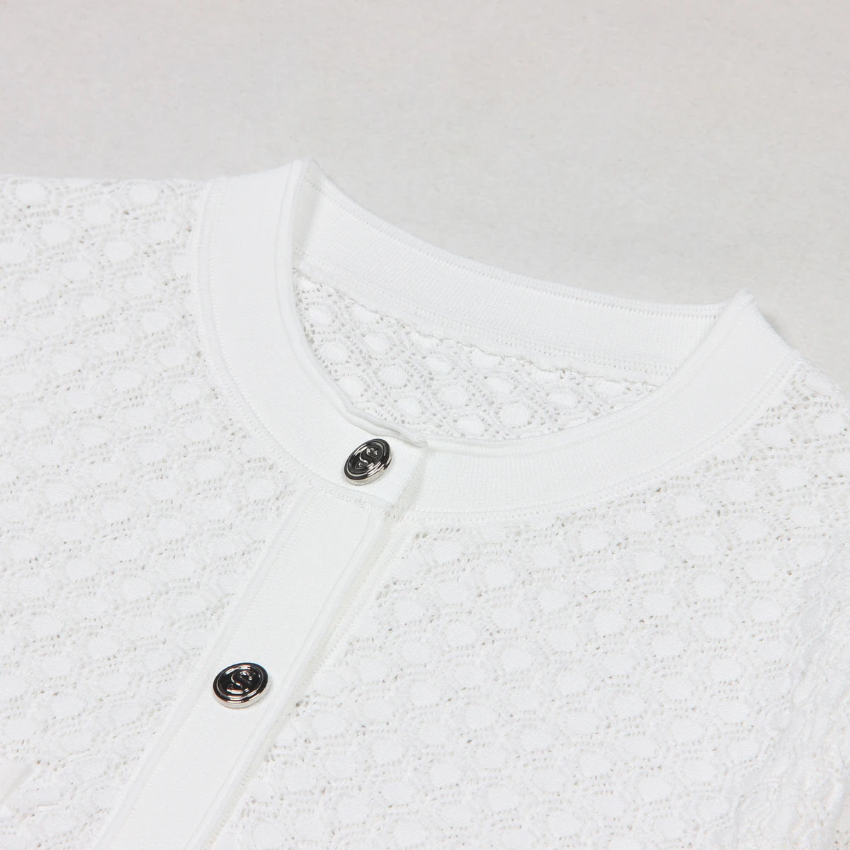 Loose Round Neck Long Sleeve Knitted Top Coat - Nini Styles