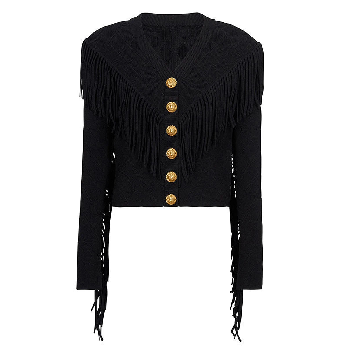 Long Sleeve V-Neck Cardigan Top - Nini Styles